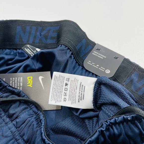 Nike Training Basketball Shorts Dri-Fit Adult Mens Navy Blue Size Small NEW - Picture 14 of 16